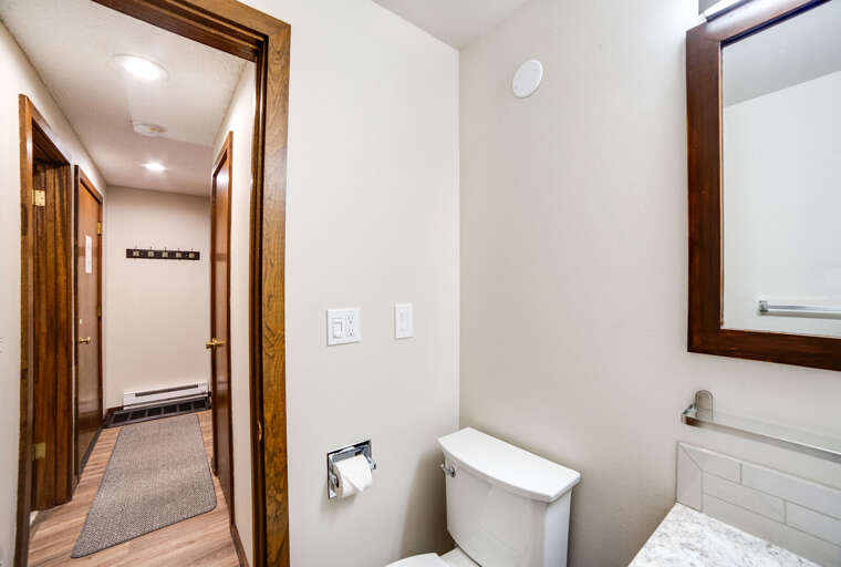 Downstairs 1/2 bathroom Downstairs 1/2 bathroom