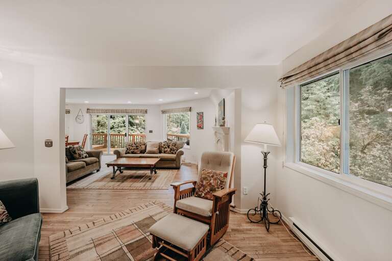 Added space to living room Added space to living room