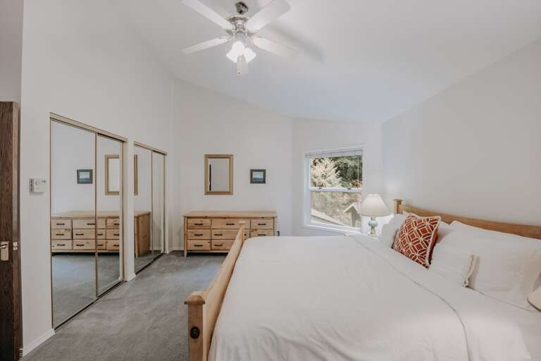 Another view of main floor bed room Another view of main floor bed room