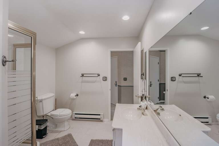 Another view of the upstairs bathroom Another view of the upstairs bathroom