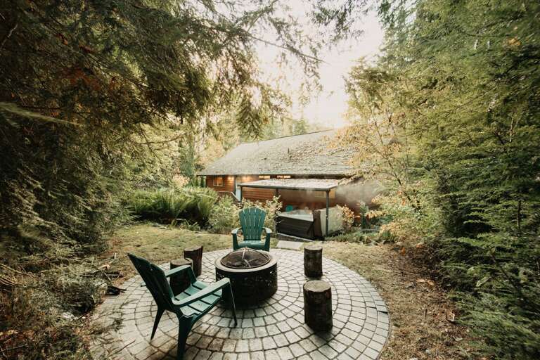 Another view of the back of the house