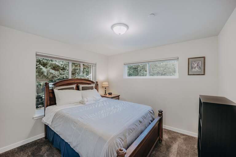 1st of 3-bedrooms.  A queen bed in here!