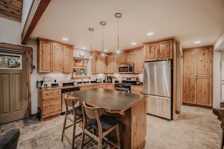 Looking in to the kitchen