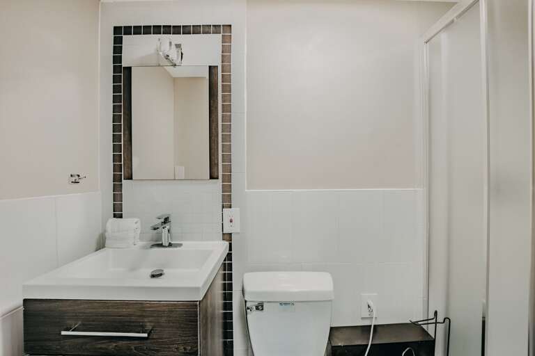 3/4 bath on the lower level 3/4 bath on the lower level