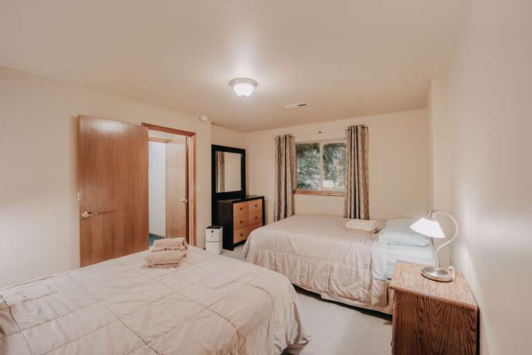 2 of 2 downstairs bedroom