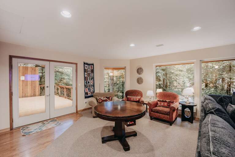 Backside of living room