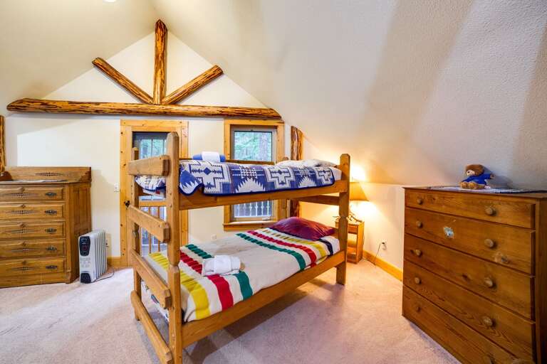 Loft area bunk beds