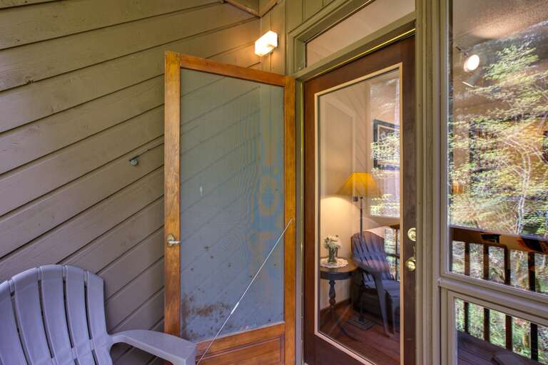 Outside sitting area