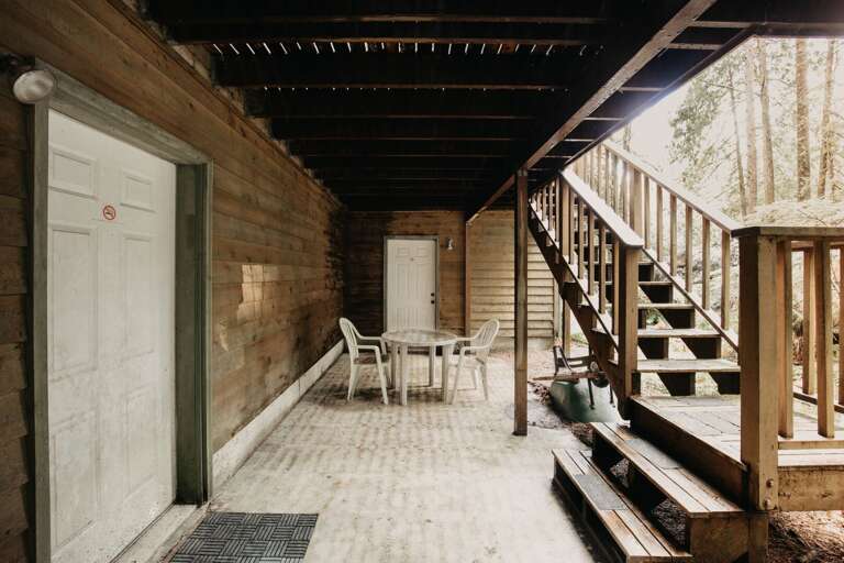 Patio on lower level