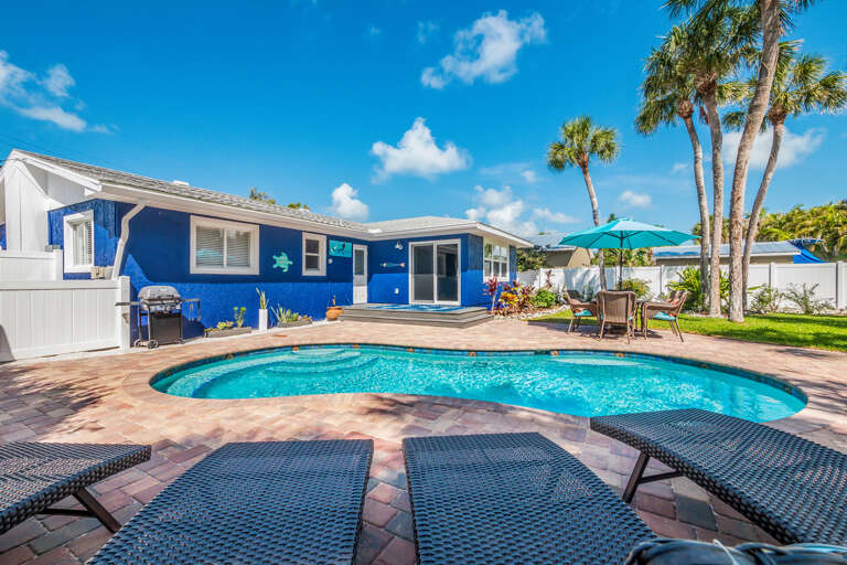 Azure House for Short Term Rental in Anna Maria, FL 3 Bedrooms