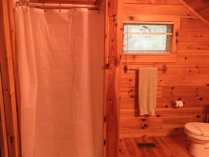 Master Bath-north Georgia cabin rentals