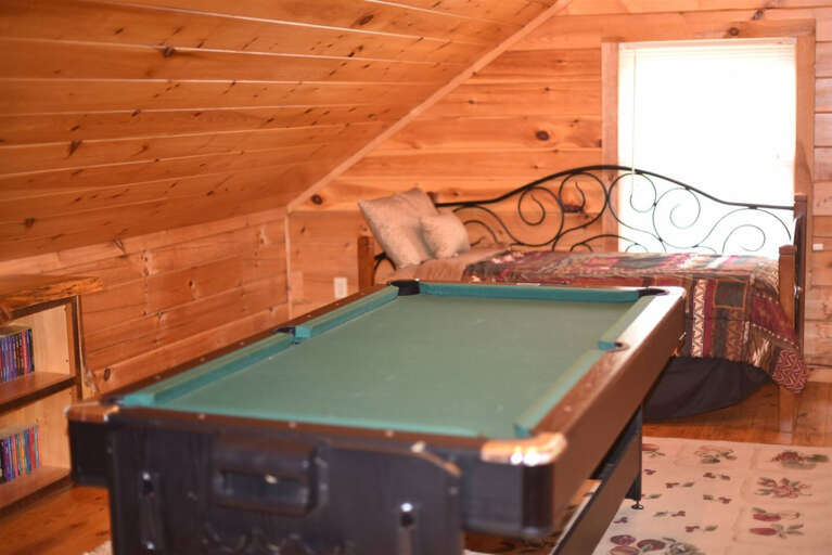 Blue Ridge Cabin Rentals- Pool table