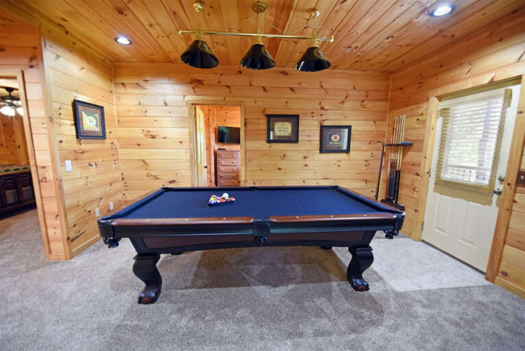 All About The Views- Blue Ridge GA-pool table