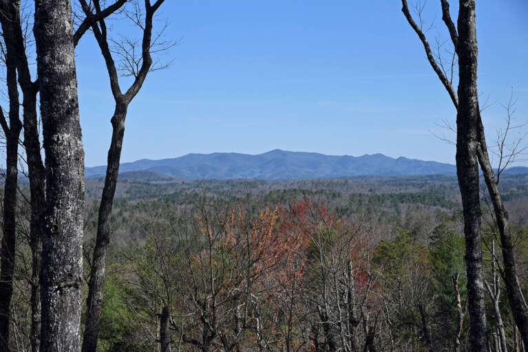 Long range mountain view