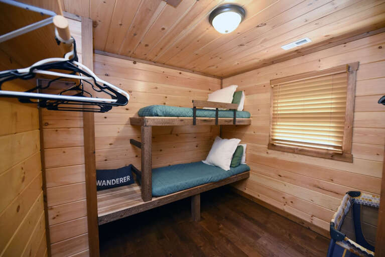 Bunk are off master bedroom