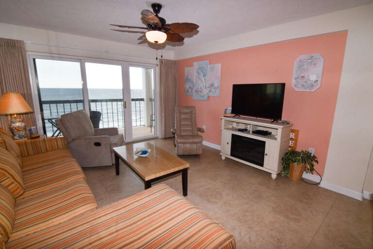 Living Lounge Leads To Languid Lake-view