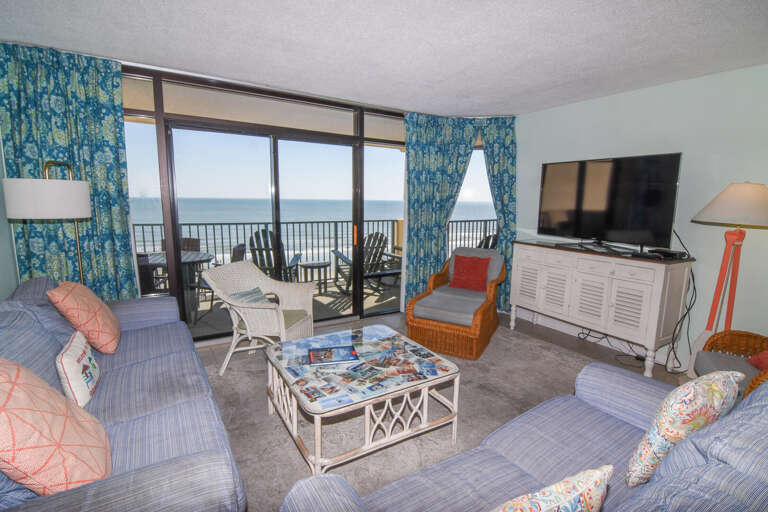 Seaside Space, Serene Setting, Sofa Setup, Scenic Shore Sight