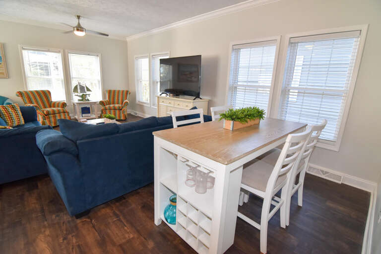 Dining, and Living room