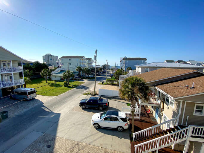 Patio view from queen bedroom 2nd floor