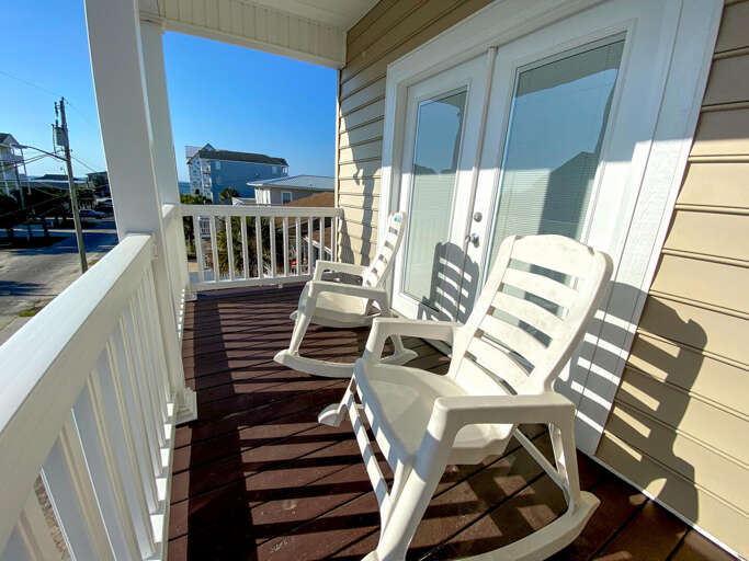 Patio view from queen bedroom second floor