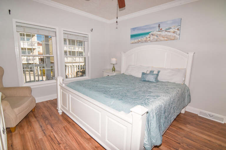 Primary bedroom on second floor with Private bath