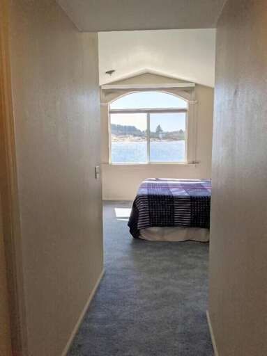 entry way to primary king bedroom