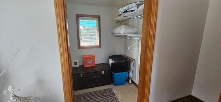 Walk in closet upstairs