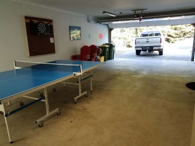 Ping Pong &amp; Dart's in the garage