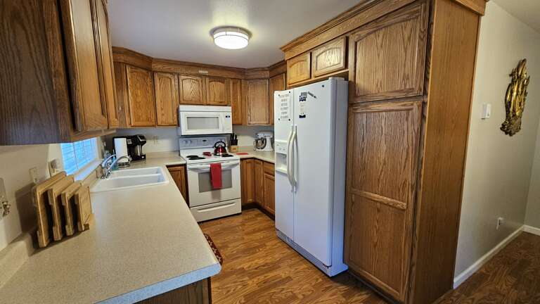 Kitchen with stand mixer and all the appliances you might need