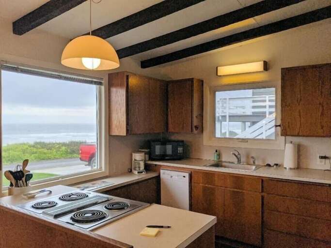 down draft electric range