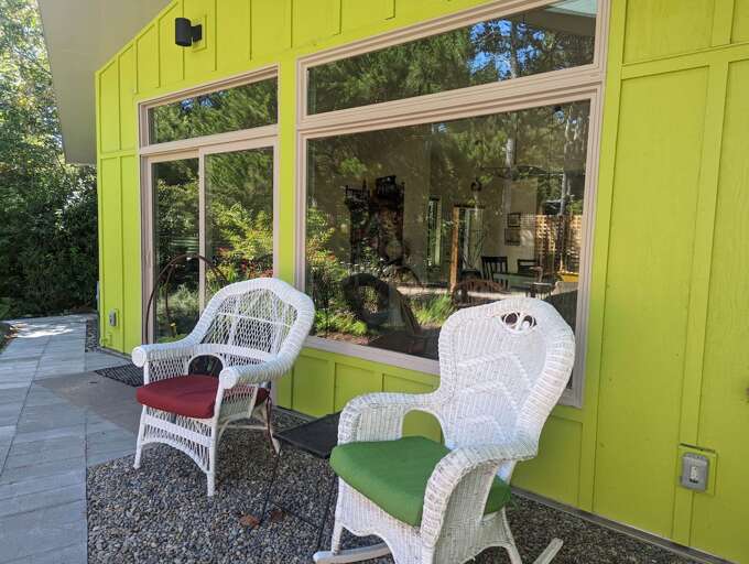 front porch out of living room slider