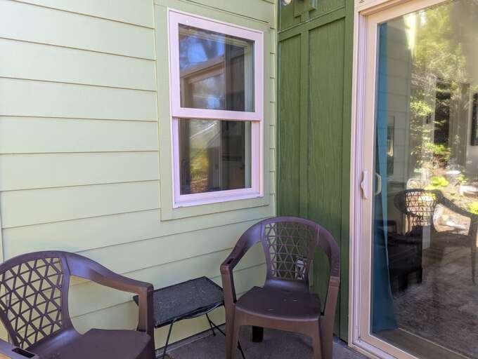 patio off of bedroom