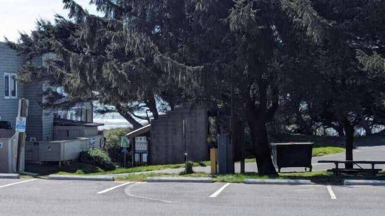 walk thru the park to get on the beach