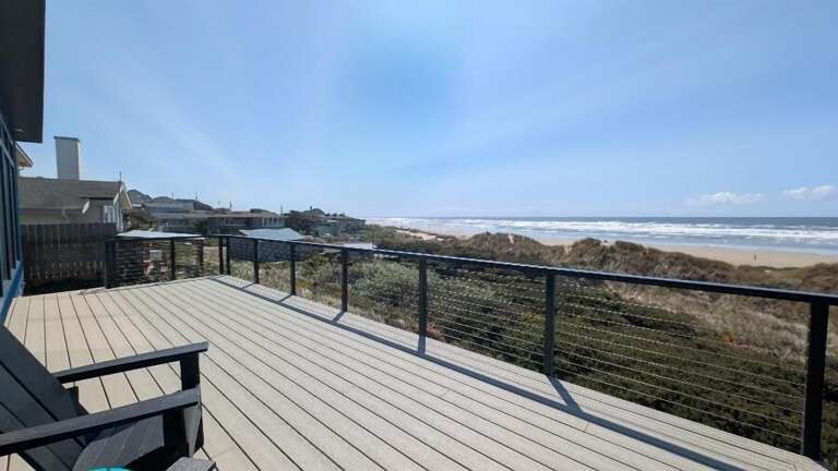 beach side deck