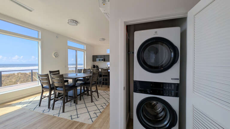 full size front load washer & dryer - with a view :-)