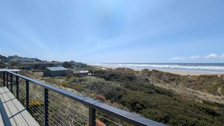 beach side deck view to the jetty