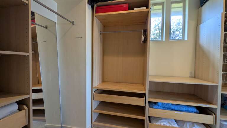 lots of storage for your things