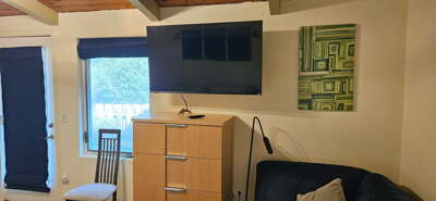 TV in main floor King Room