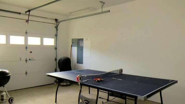 ping pong in garage