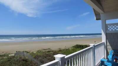 second floor deck view