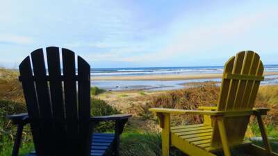 Beach side of house.