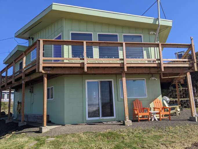 beach side of house