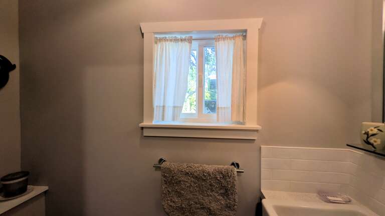 1/4 bath in bunkhouse sink and toilet