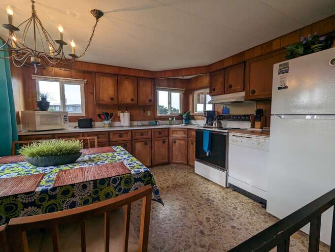 electric range &amp; dishwasher