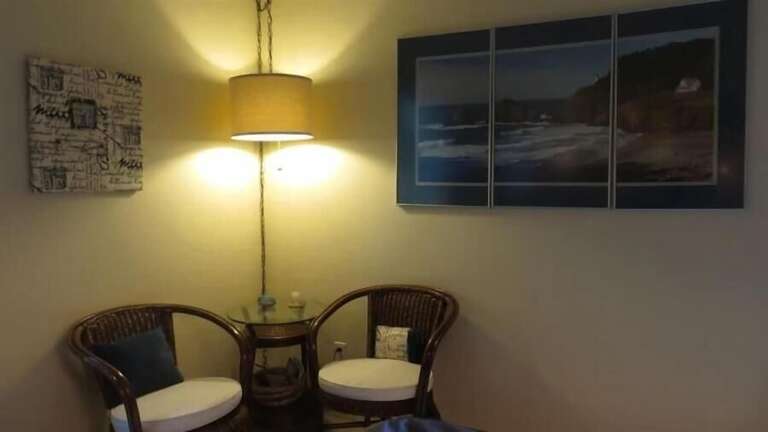 ratan chairs with table