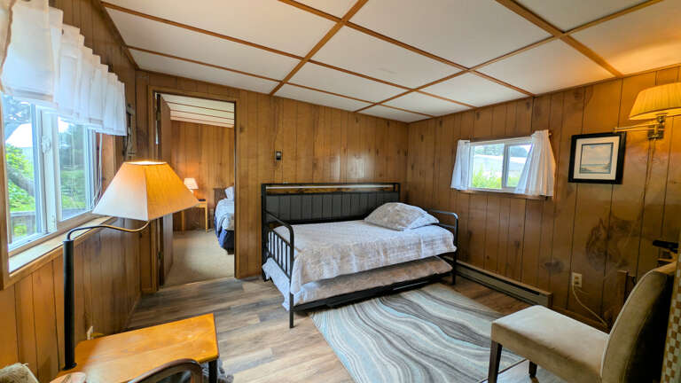 bonus room has twin trundle bed