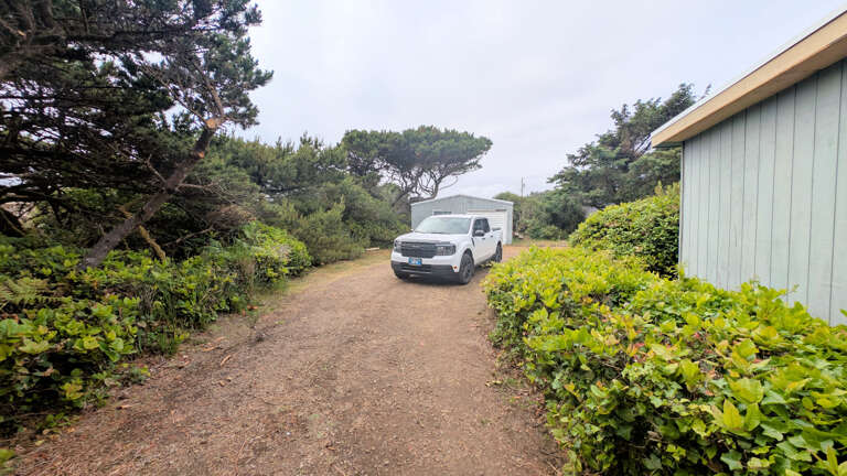 back yard parking