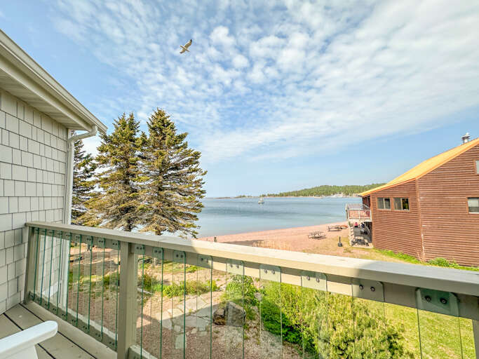 Views from the balcony.