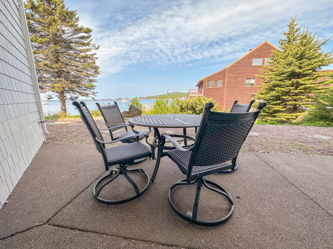Enjoy views of the Grand Marais Harbor.