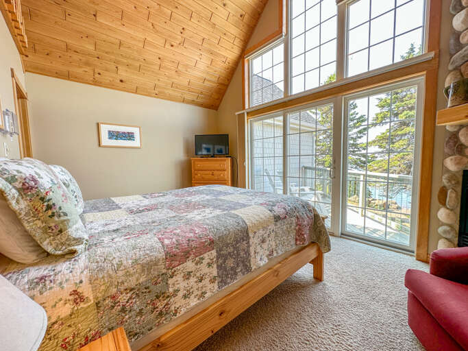 There is a TV in Bedroom 1. There is a TV in Bedroom 1.